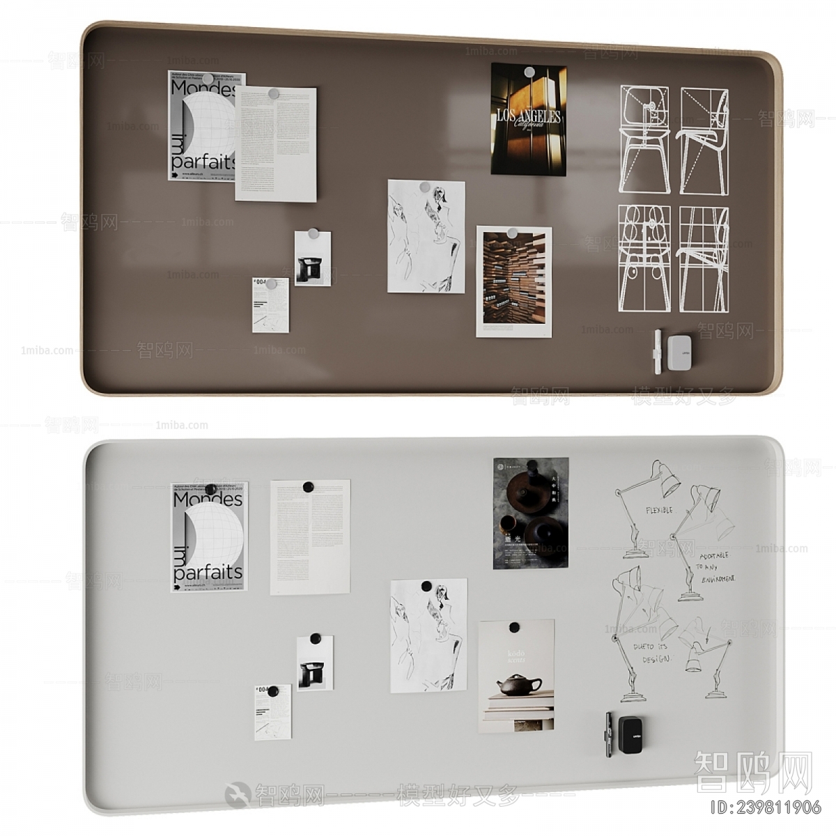 Modern Blackboard/whiteboard