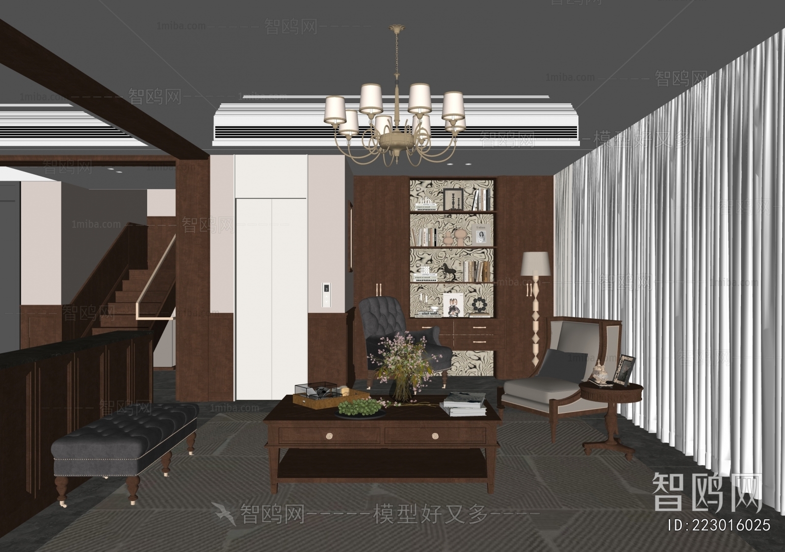 American Style A Living Room