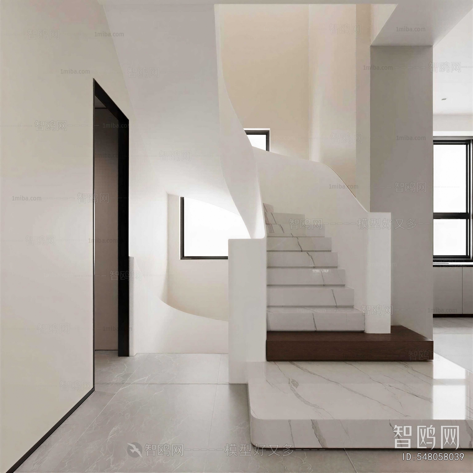 Modern Rotating Staircase