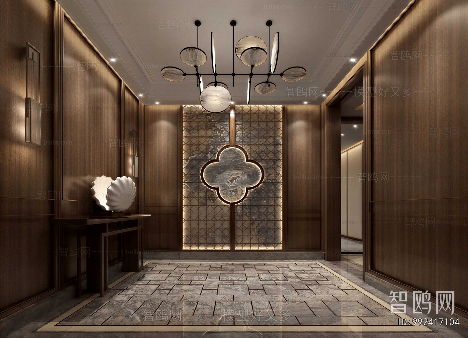 New Chinese Style Hallway