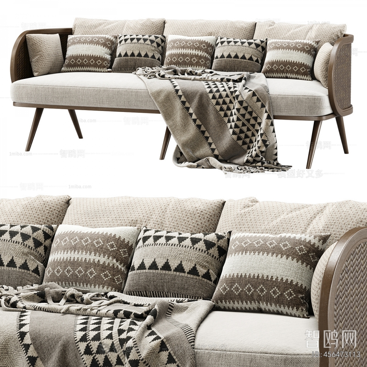 Modern Three-seat Sofa
