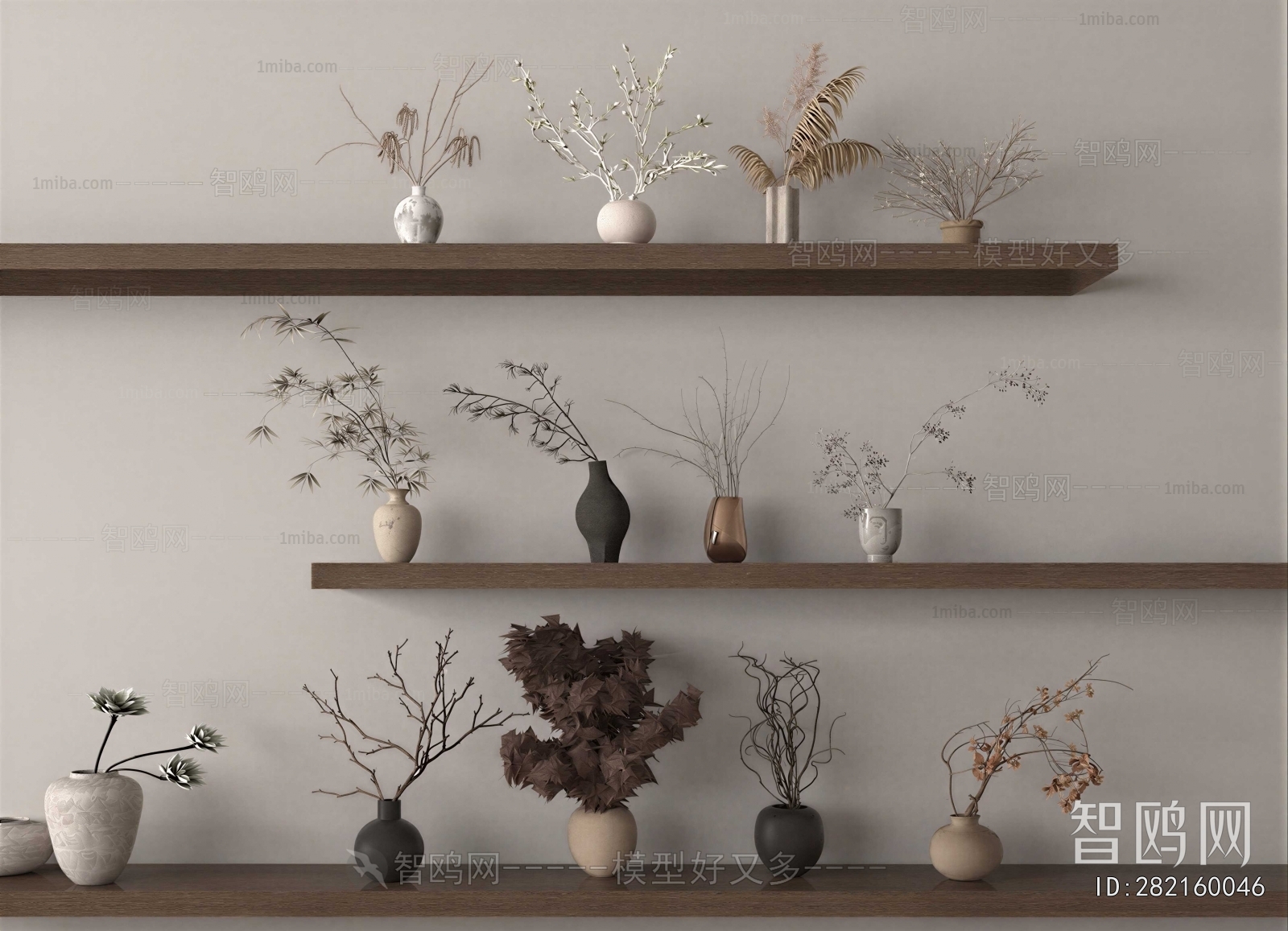 Wabi-sabi Style Dried Branch