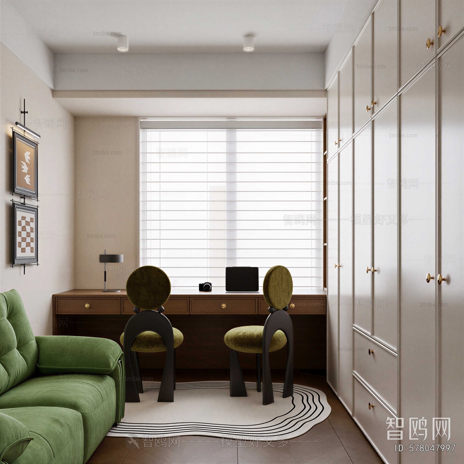 Modern Clothes Storage Area