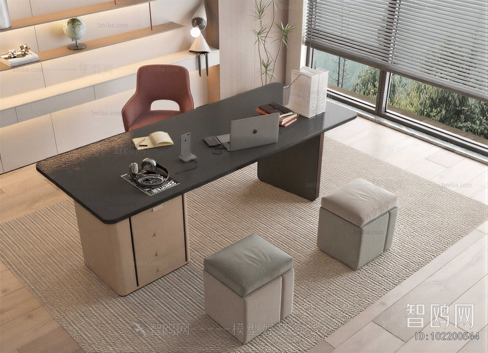 Modern Computer Desk And Chair