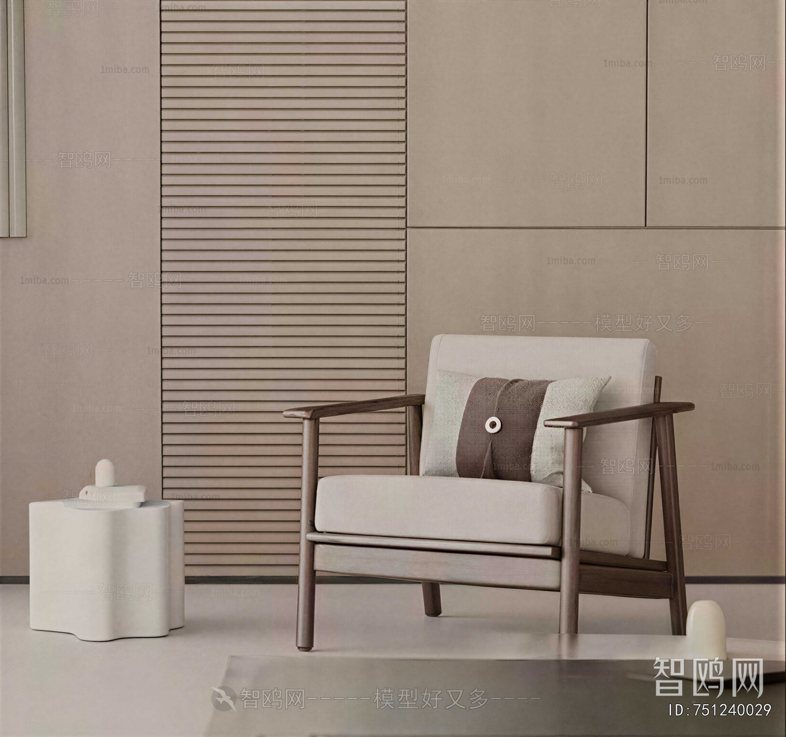 New Chinese Style Lounge Chair