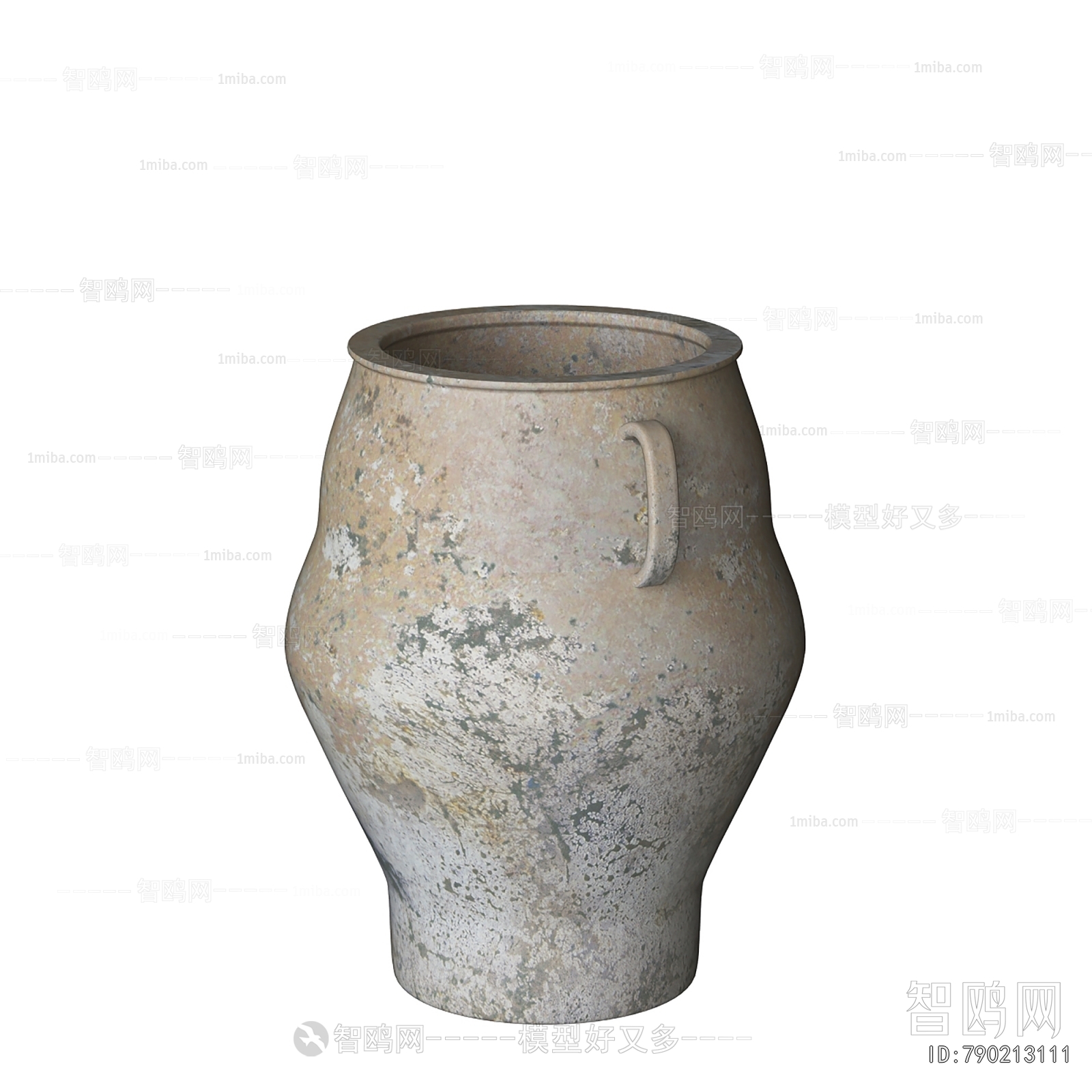 Wabi-sabi Style Clay Pot