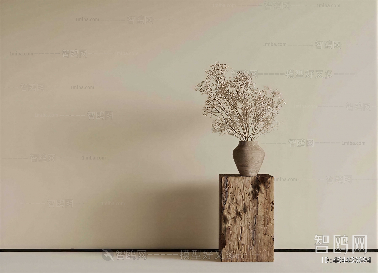 Wabi-sabi Style Dried Branch