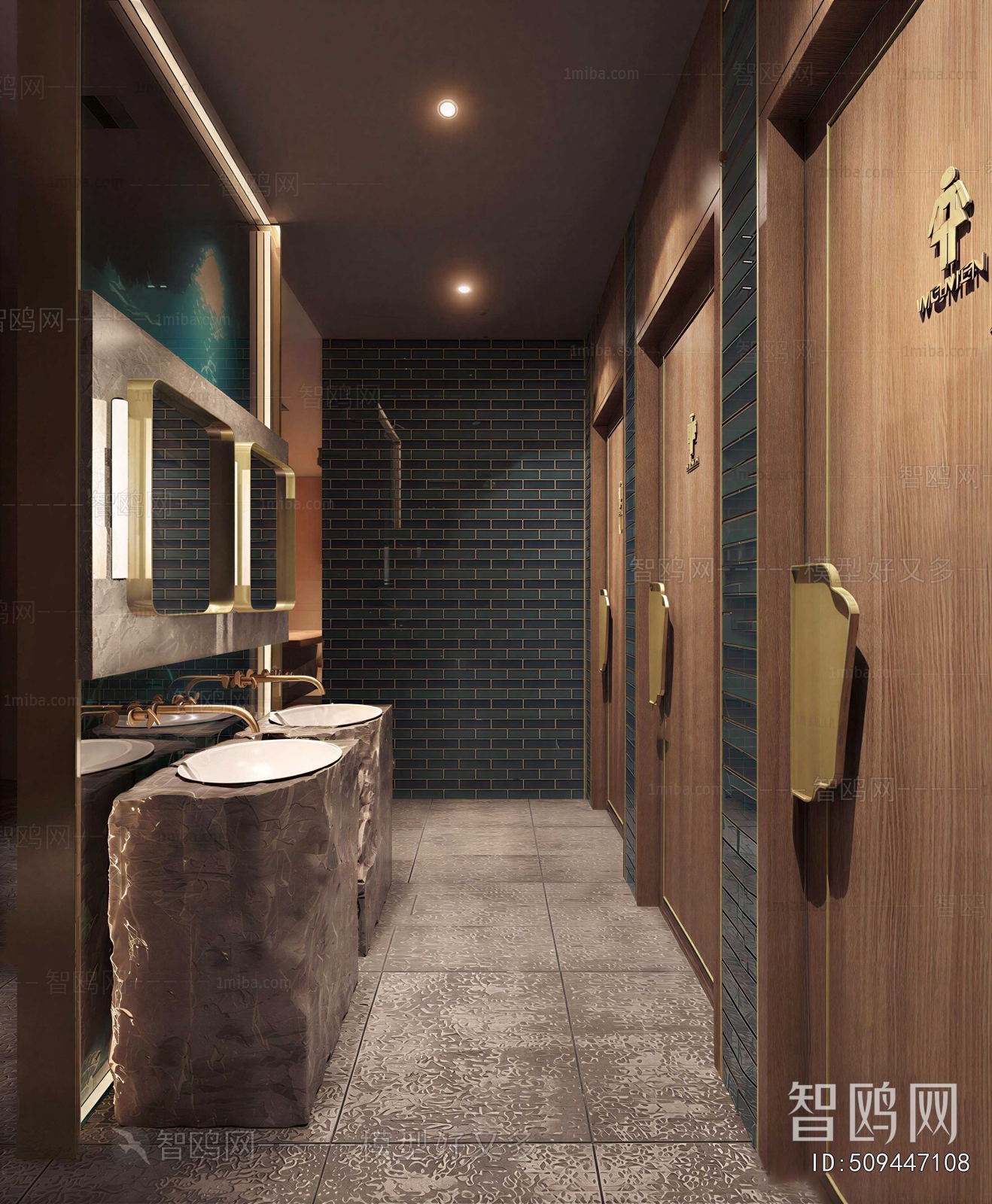 New Chinese Style Public Toilet