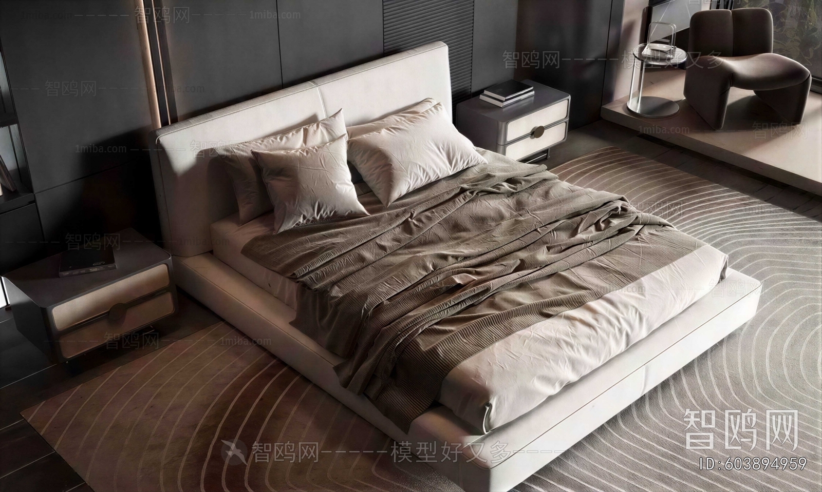 Modern Double Bed