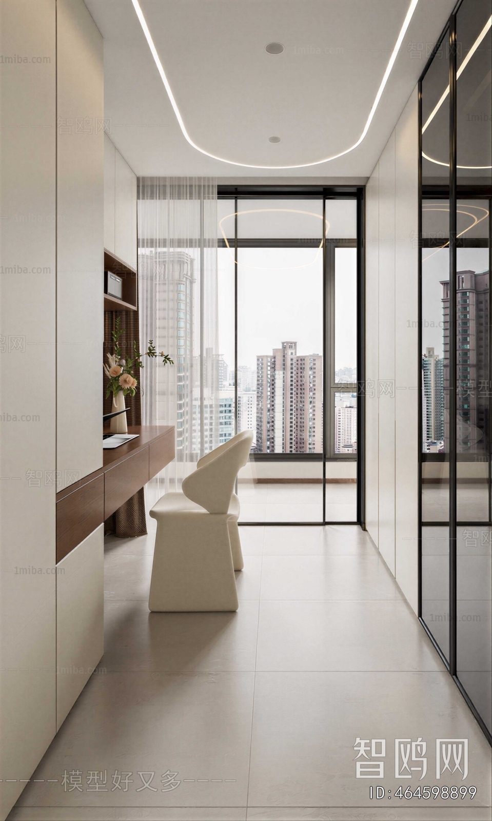 Modern Clothes Storage Area