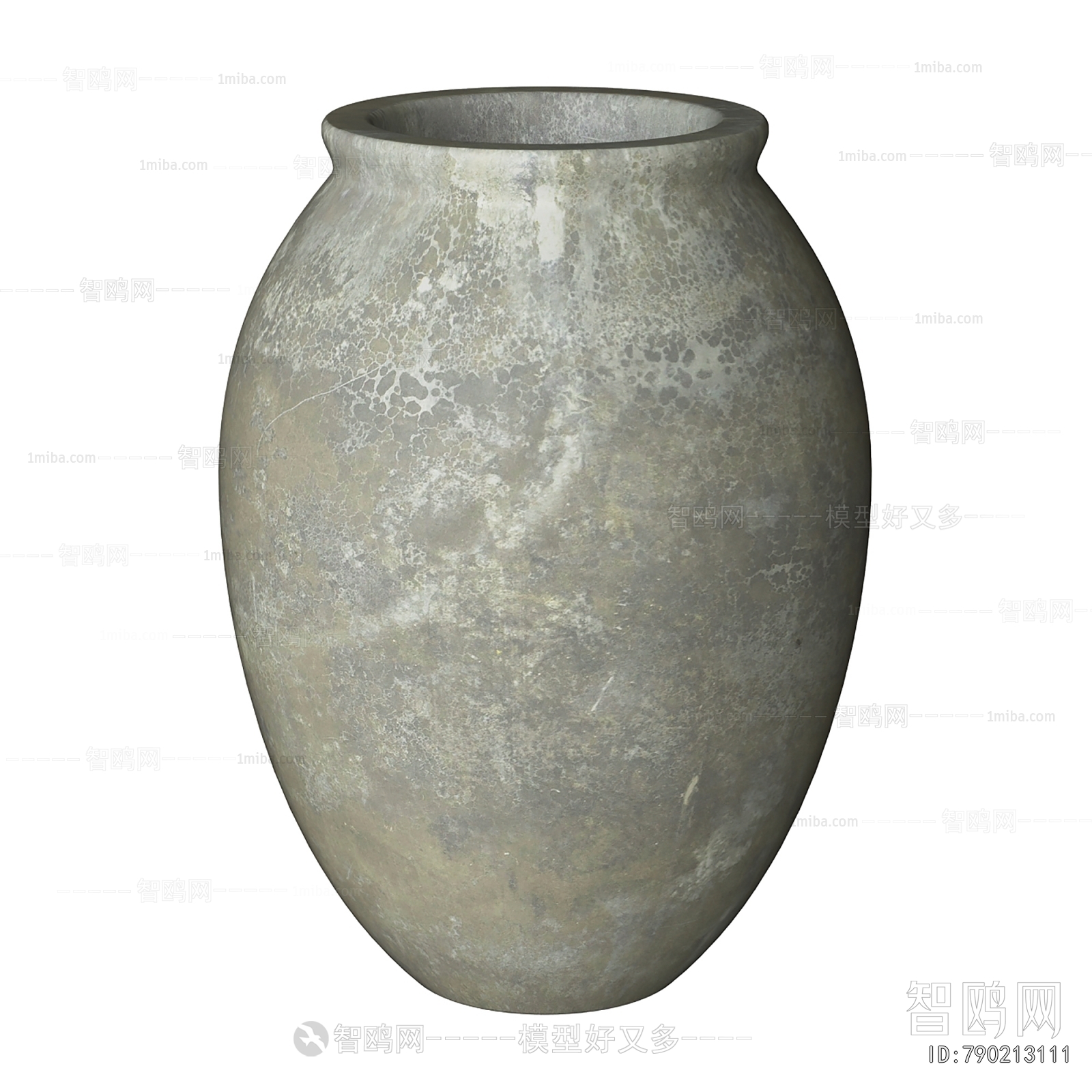 Wabi-sabi Style Clay Pot