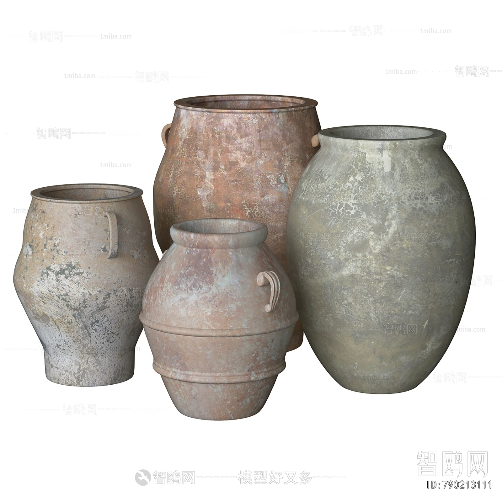 Wabi-sabi Style Clay Pot