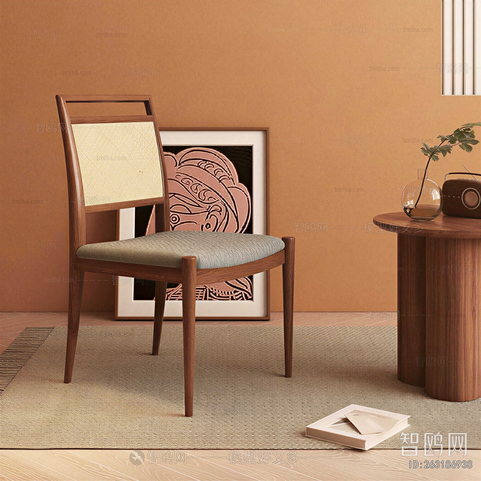 Wabi-sabi Style Lounge Chair