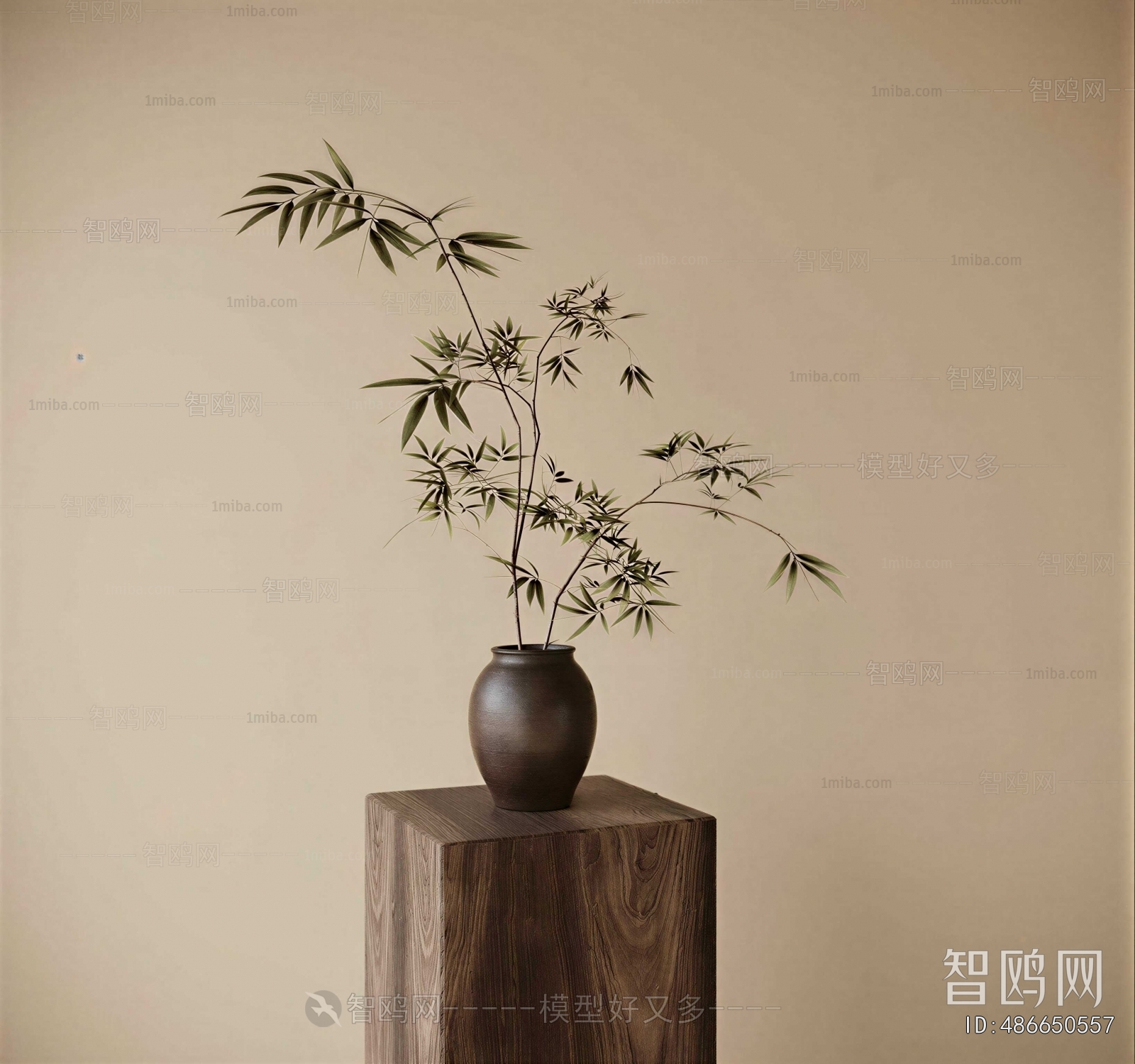 Wabi-sabi Style Dried Branch