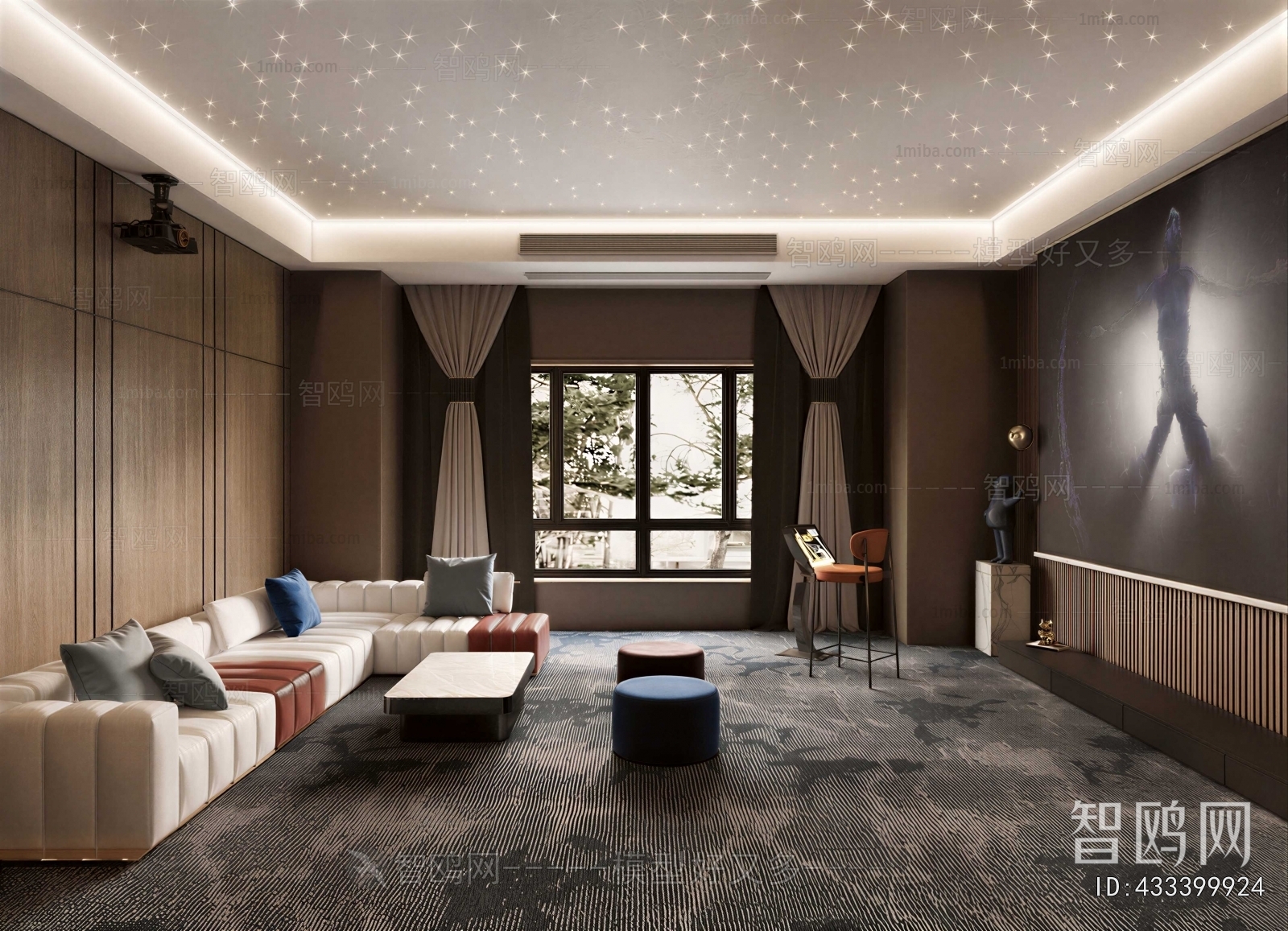 Modern Audiovisual Room