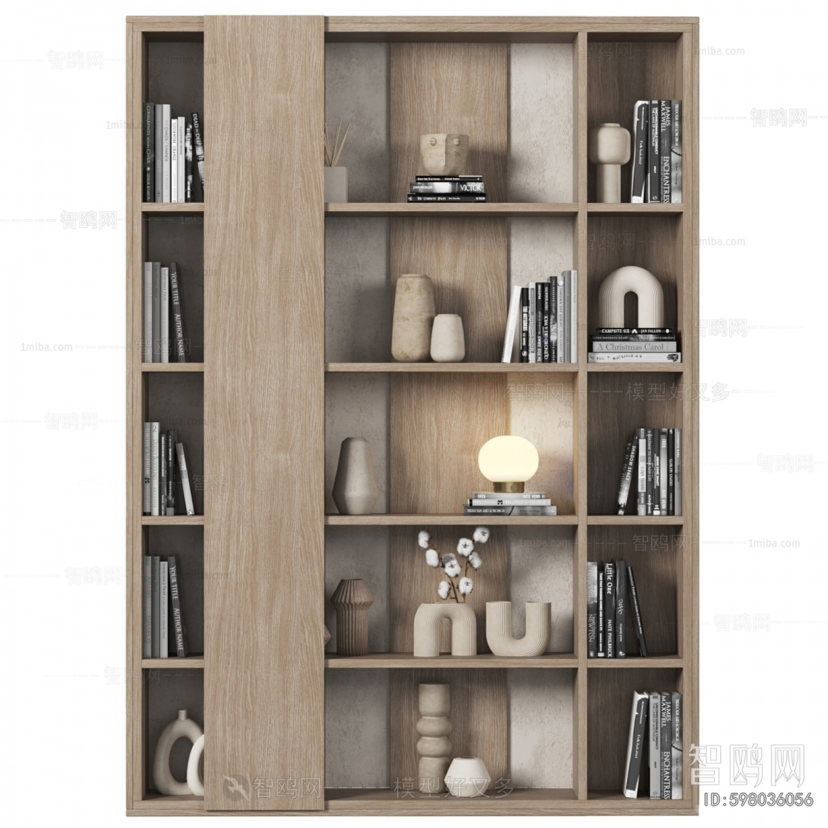 Wabi-sabi Style Bookcase