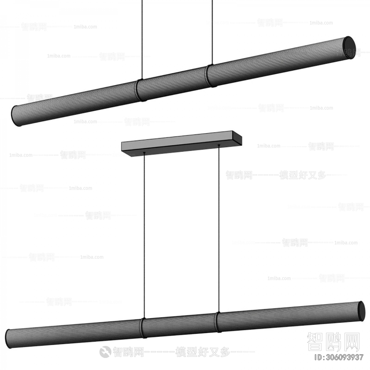 Modern Long Chandelier