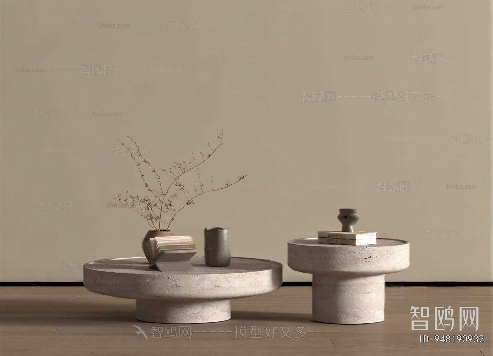 Wabi-sabi Style Coffee Table