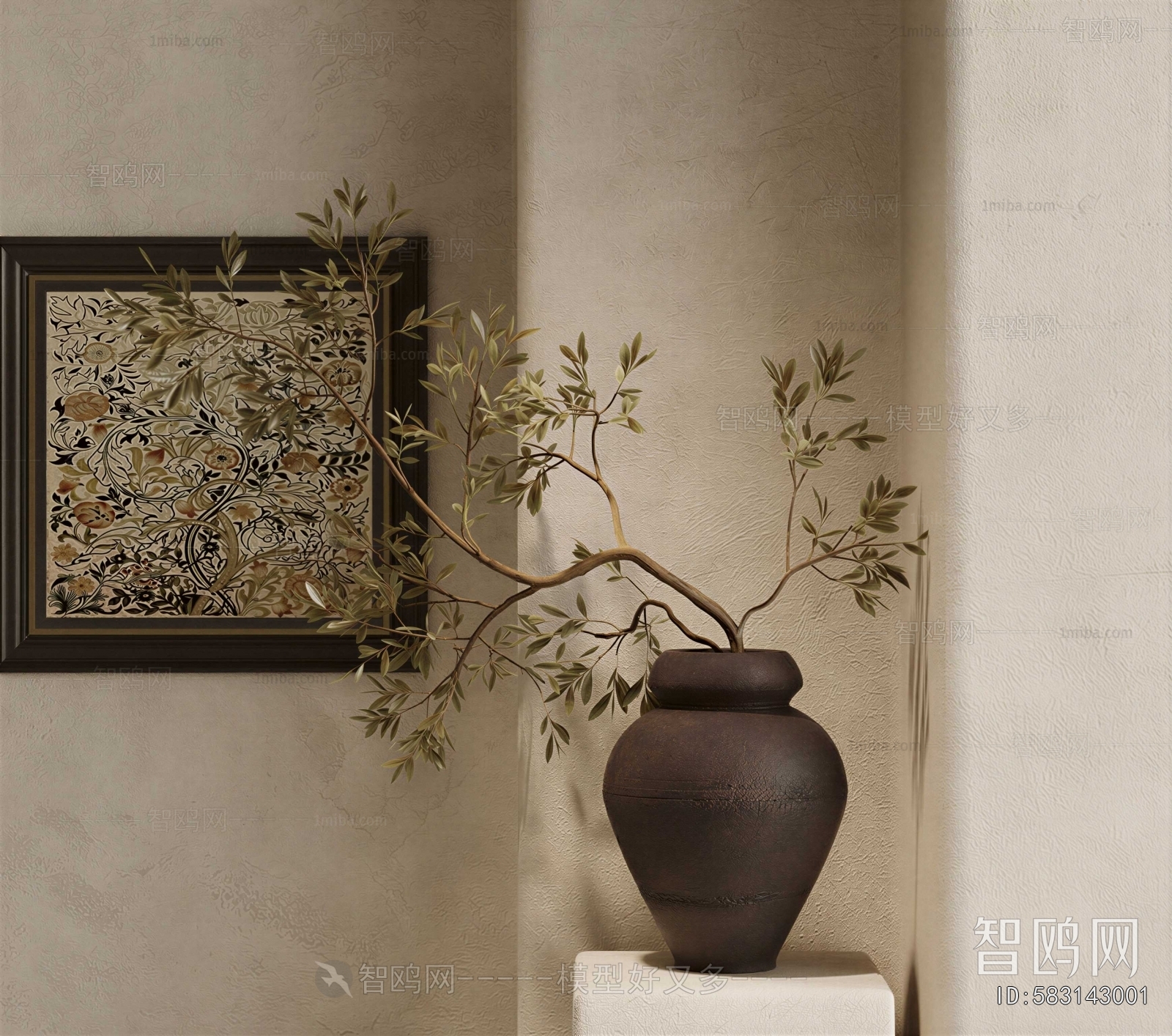 Wabi-sabi Style Dried Branch