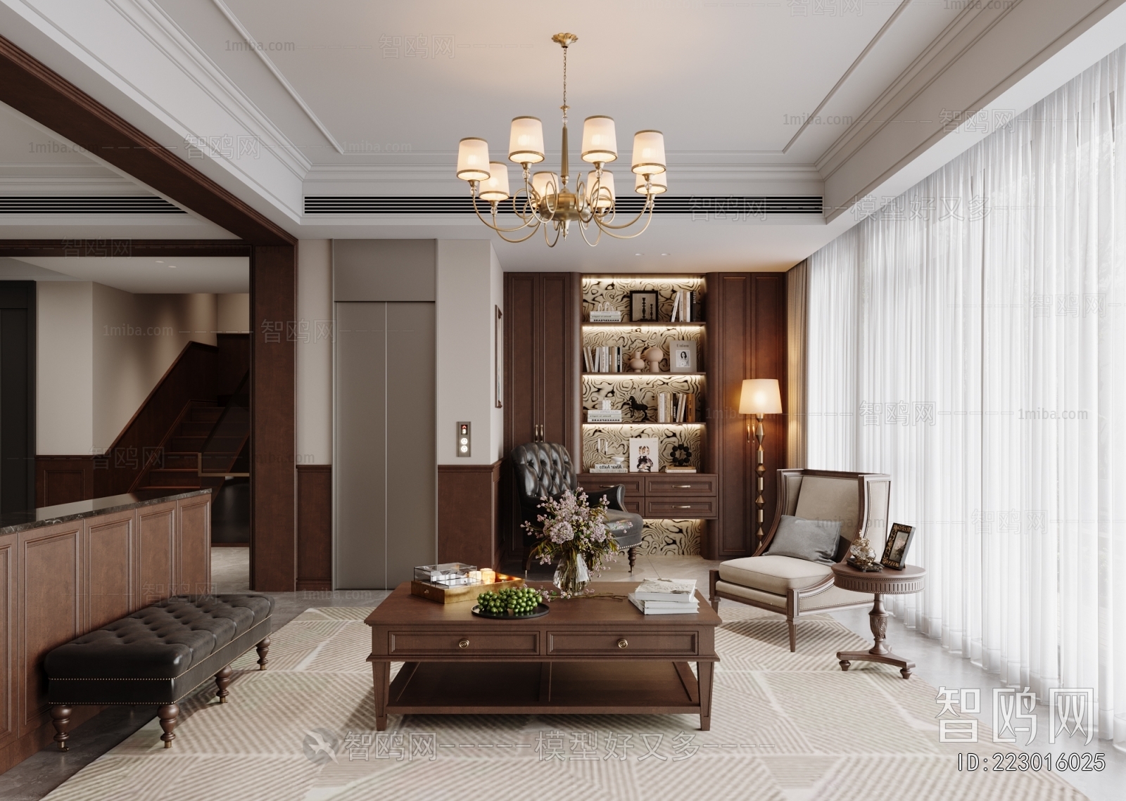 American Style A Living Room