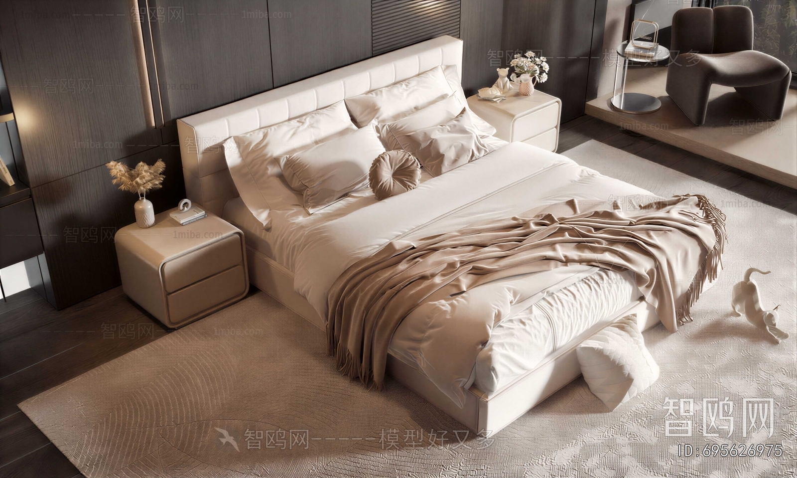 Modern Double Bed