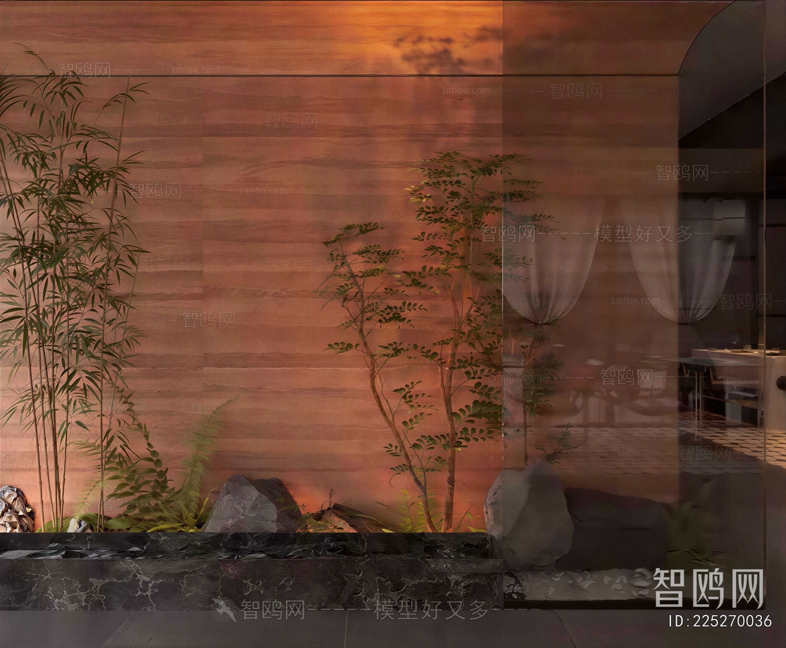 Modern Rockery Waterscape