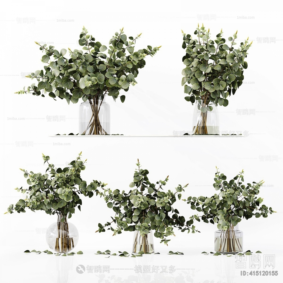 Modern Aquatic Green Plant