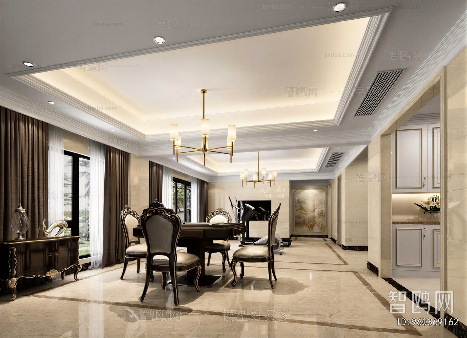 Modern Chess And Card Room