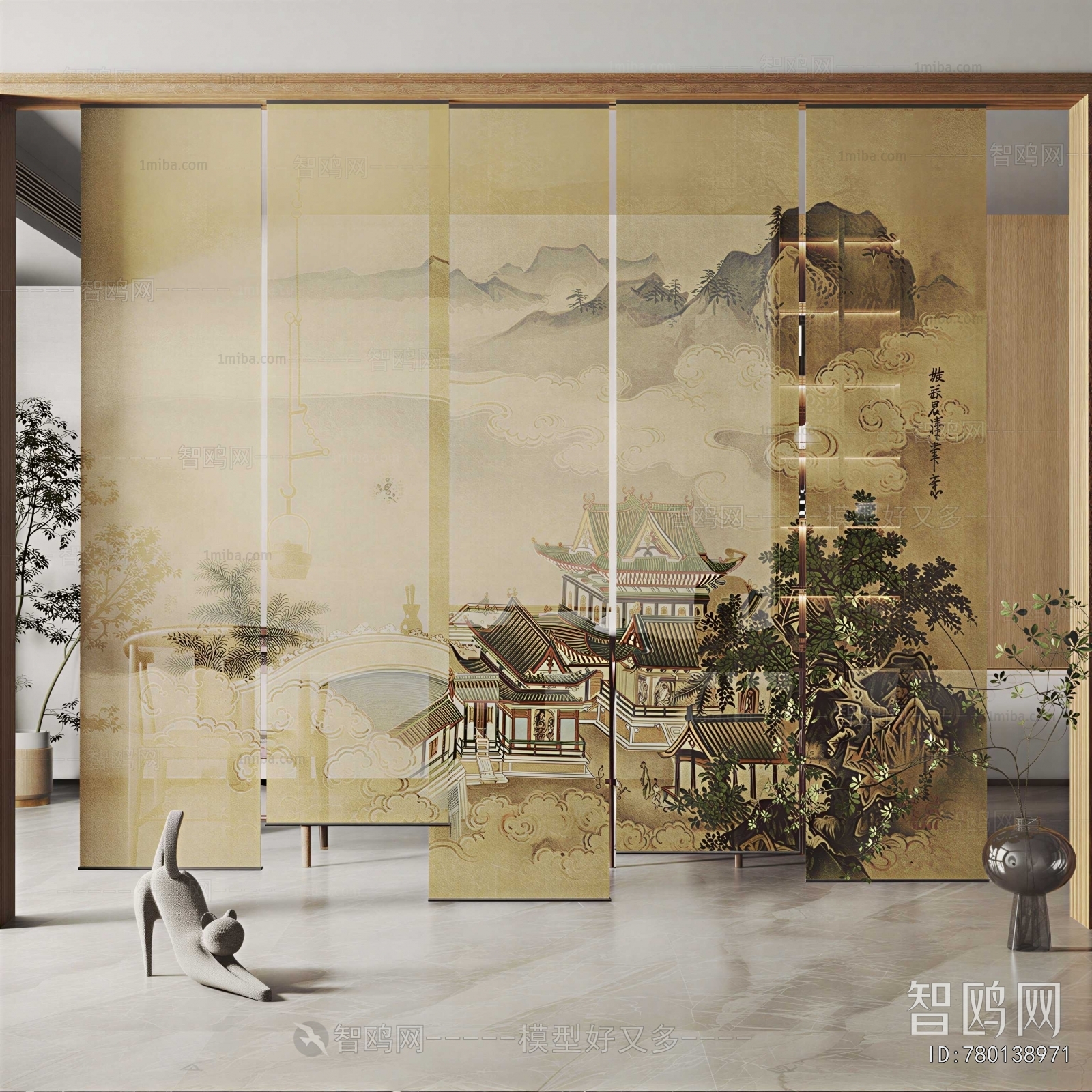 New Chinese Style The Curtain