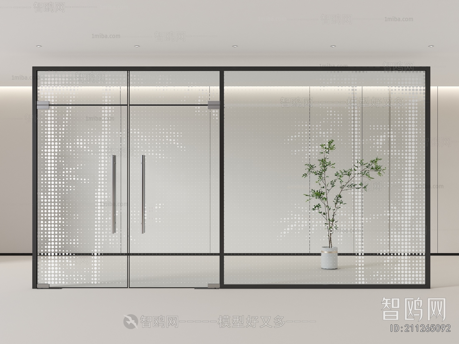 Modern Glass Screen Partition