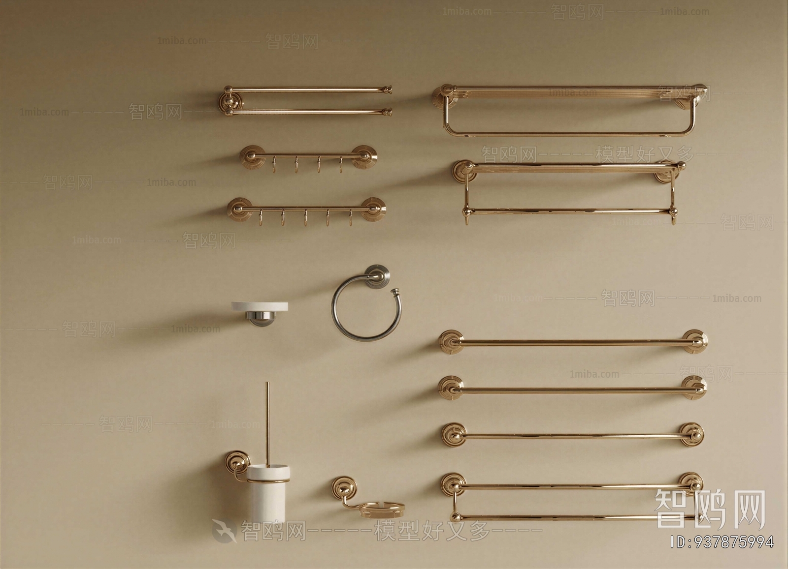 Modern Bathroom Rack