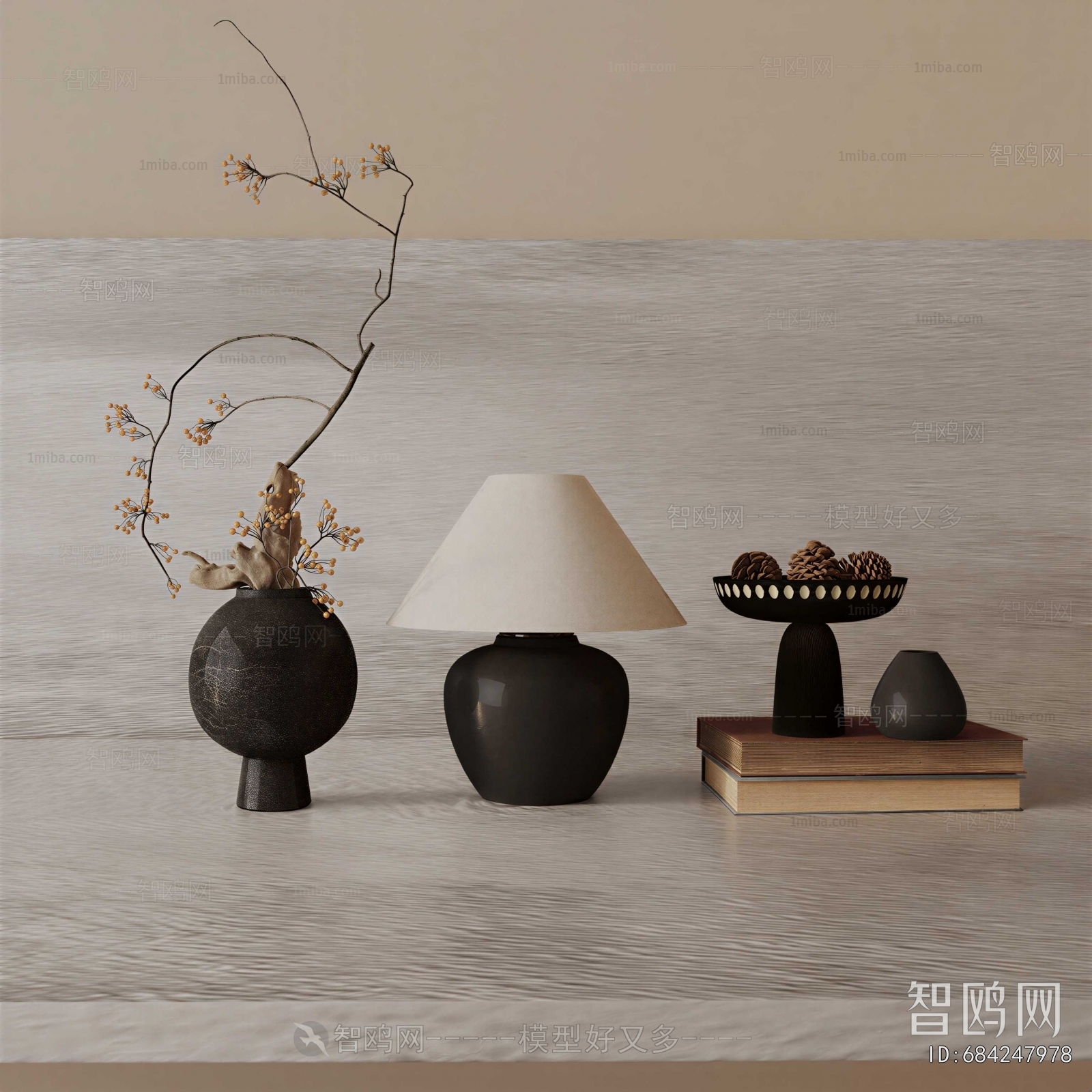 Wabi-sabi Style Dried Branch