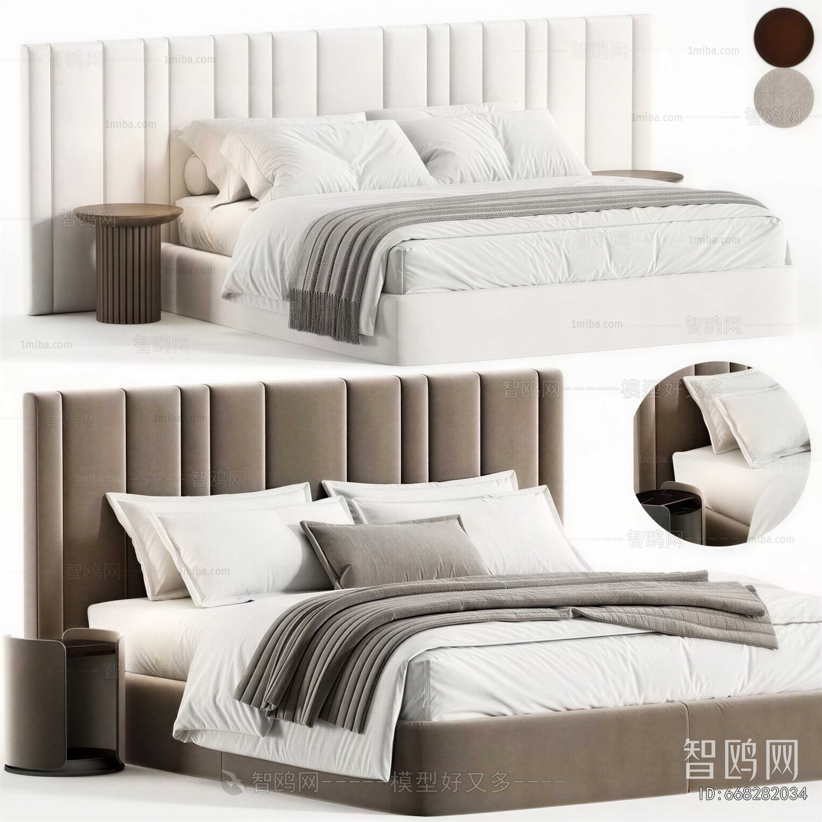 Modern Double Bed