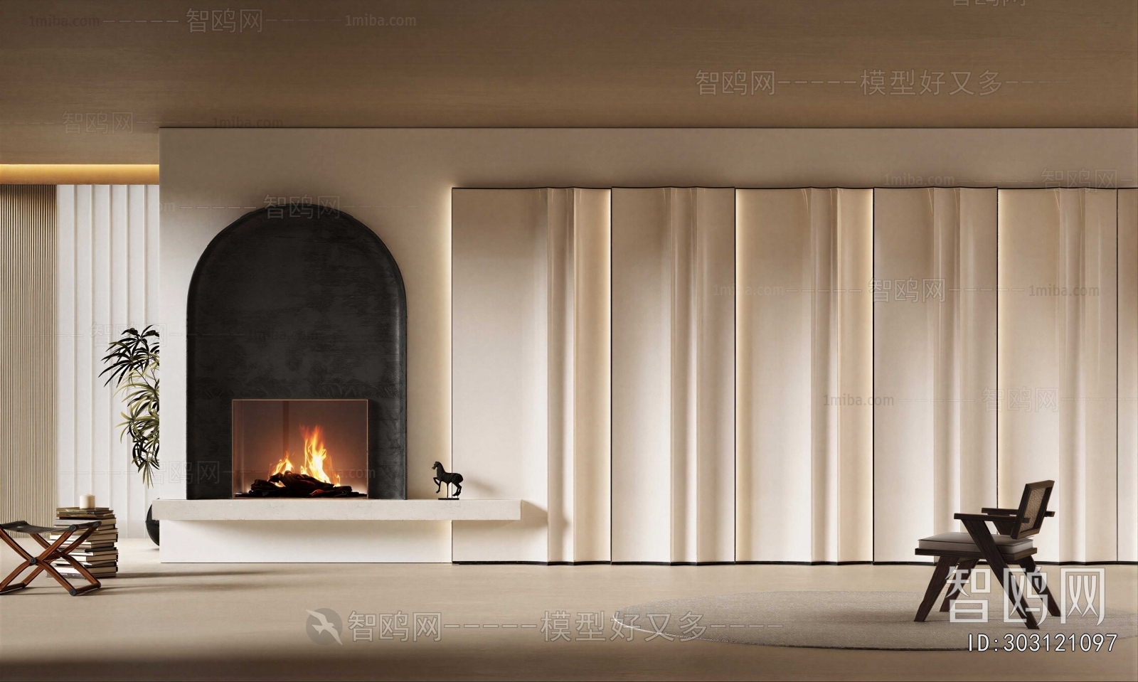 Modern Fireplace
