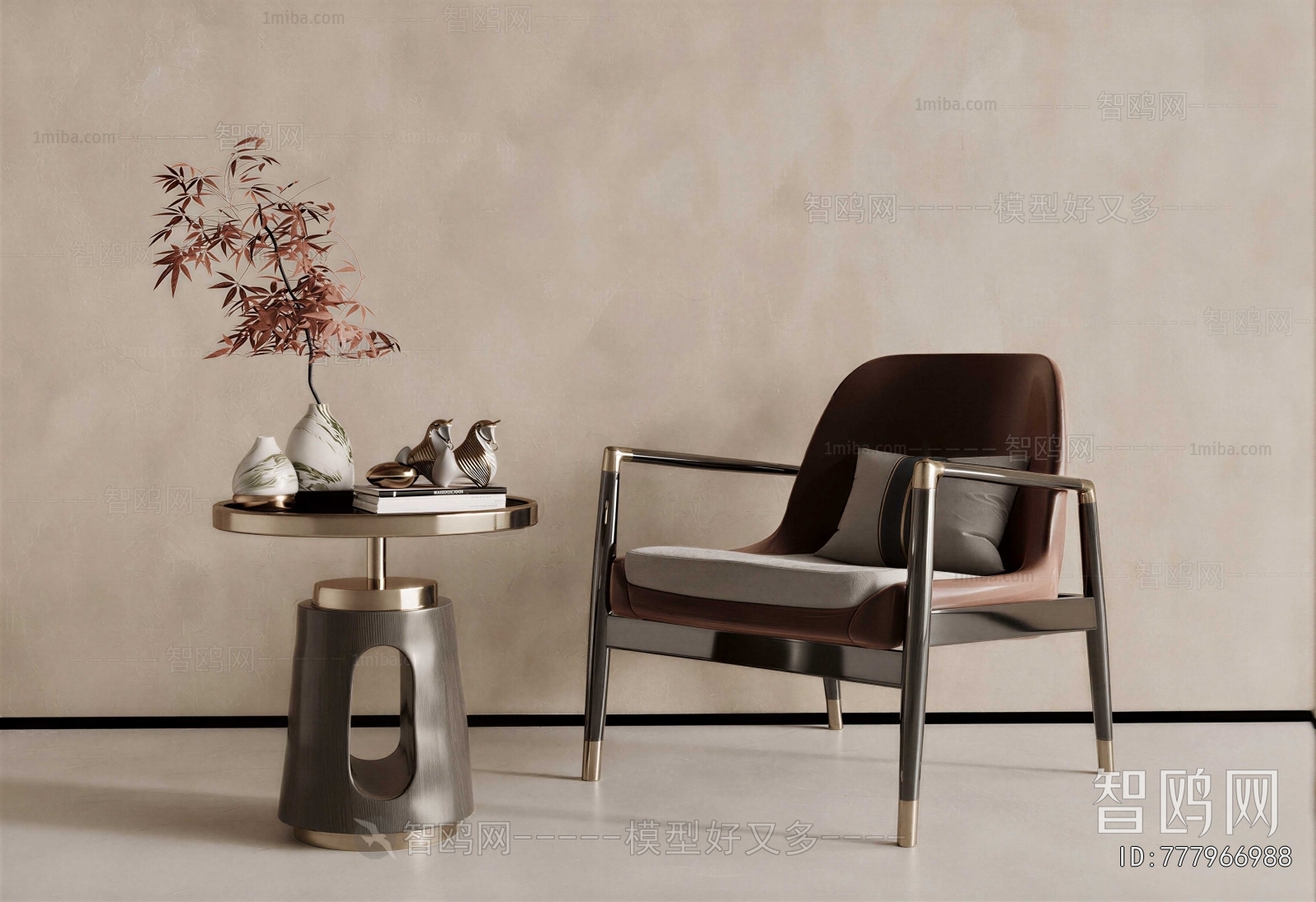 New Chinese Style Lounge Chair