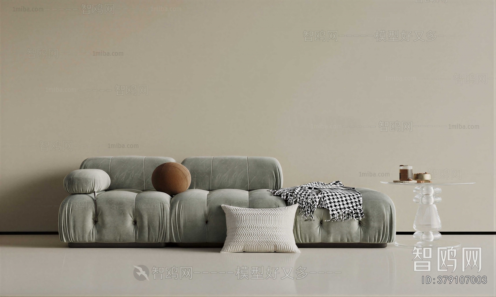 Modern Three-seat Sofa