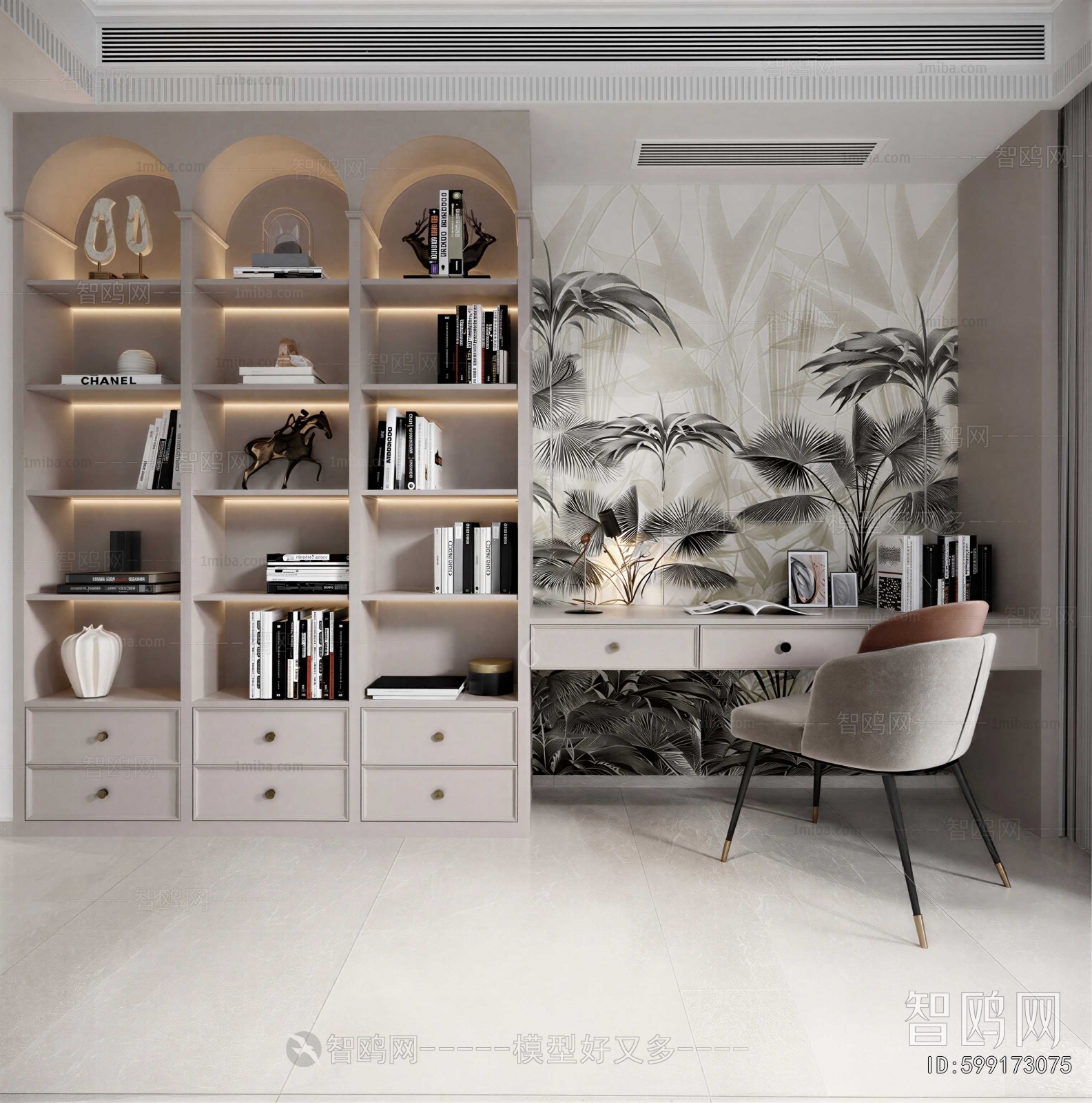 French Style Bookcase