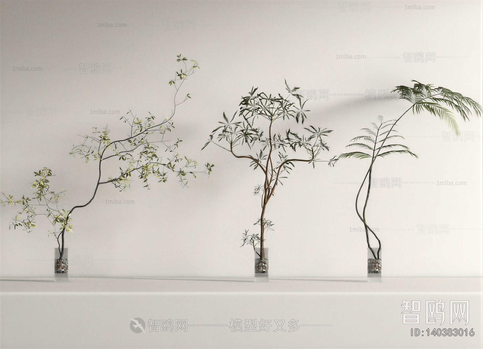 Modern Aquatic Green Plant