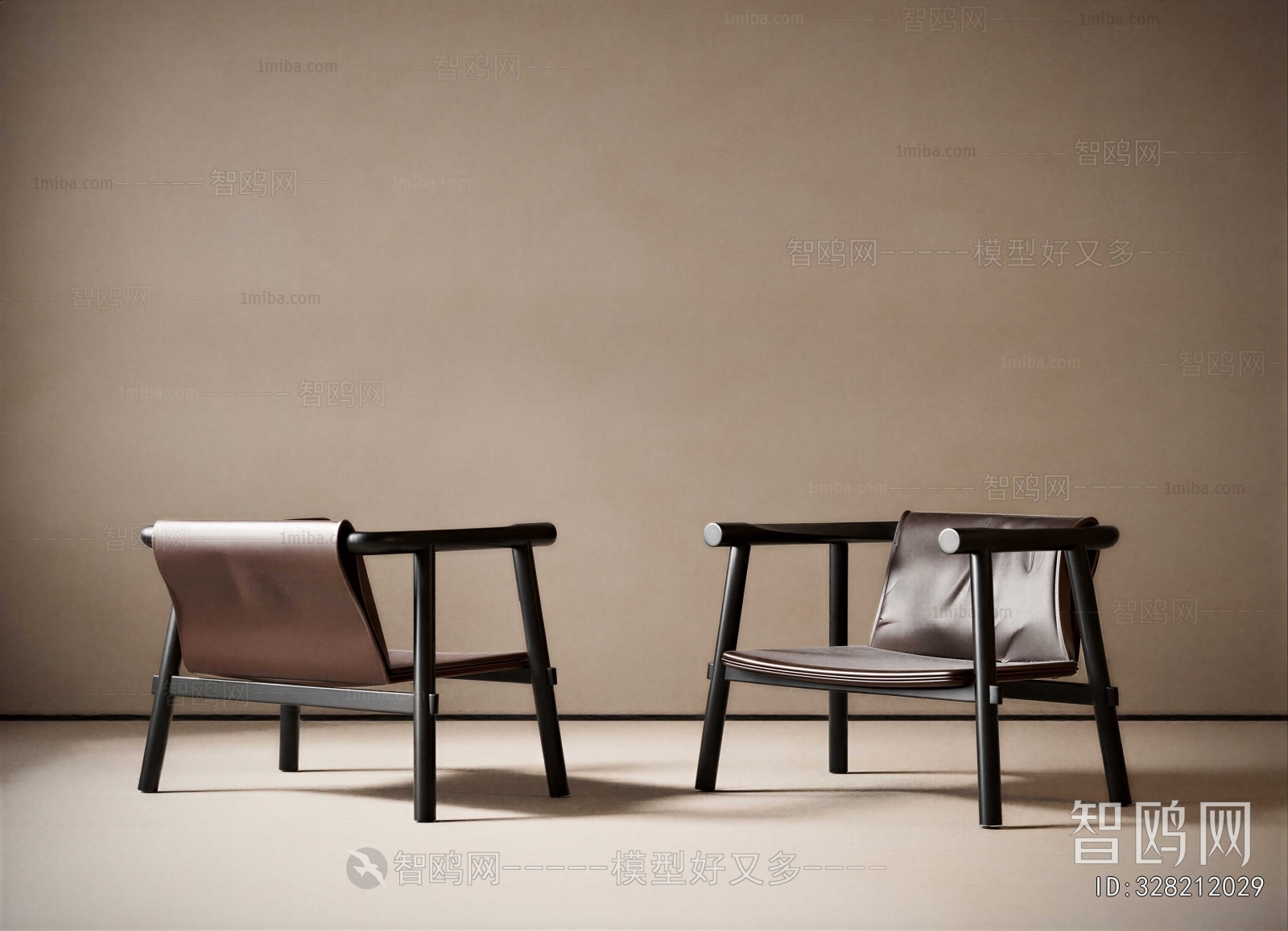 Wabi-sabi Style Lounge Chair