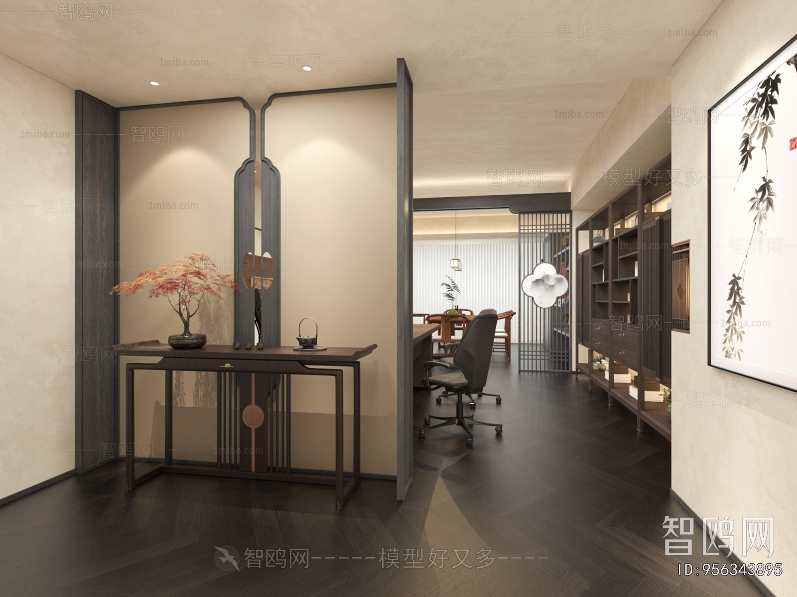 New Chinese Style Hallway