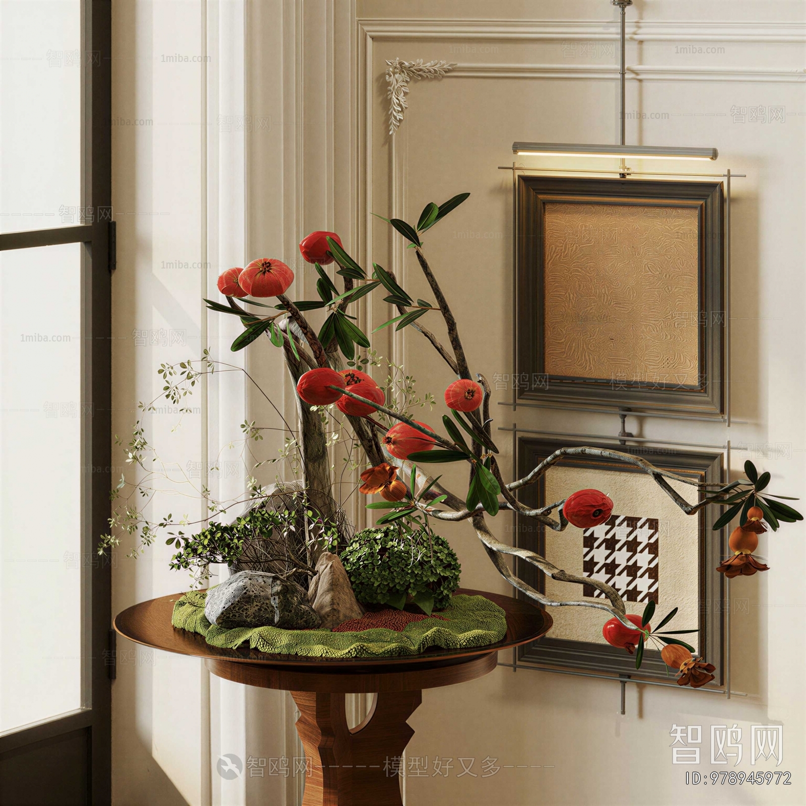 New Chinese Style Flower Arrangement