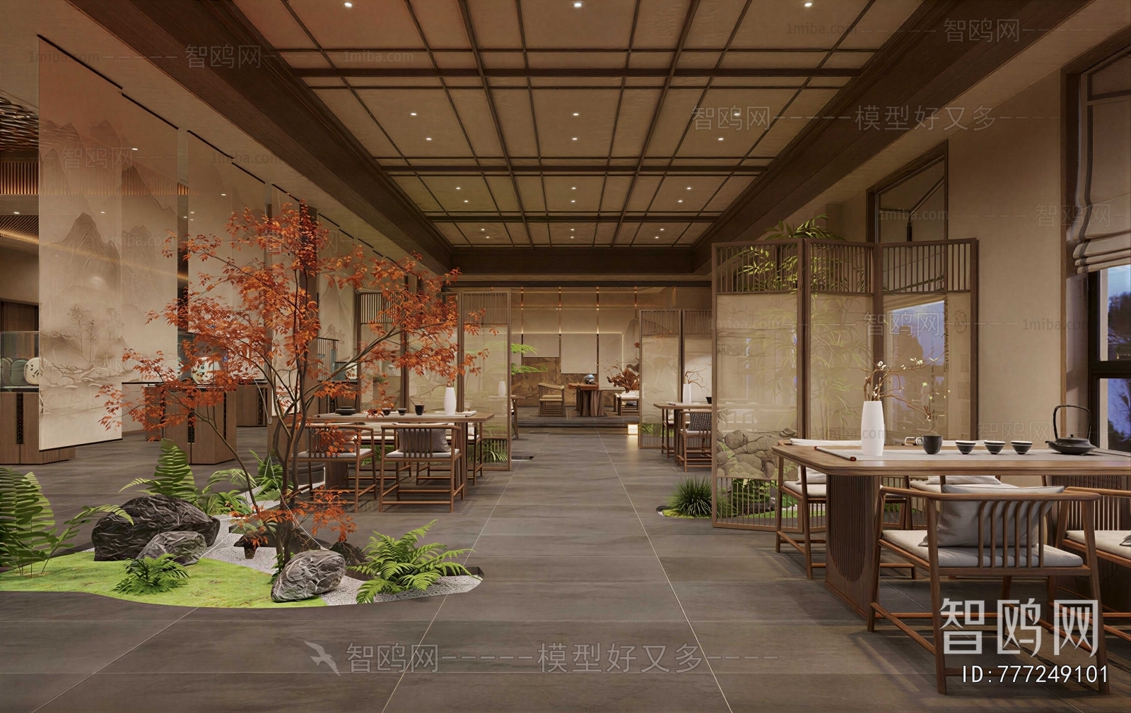 New Chinese Style Teahouse Tea House