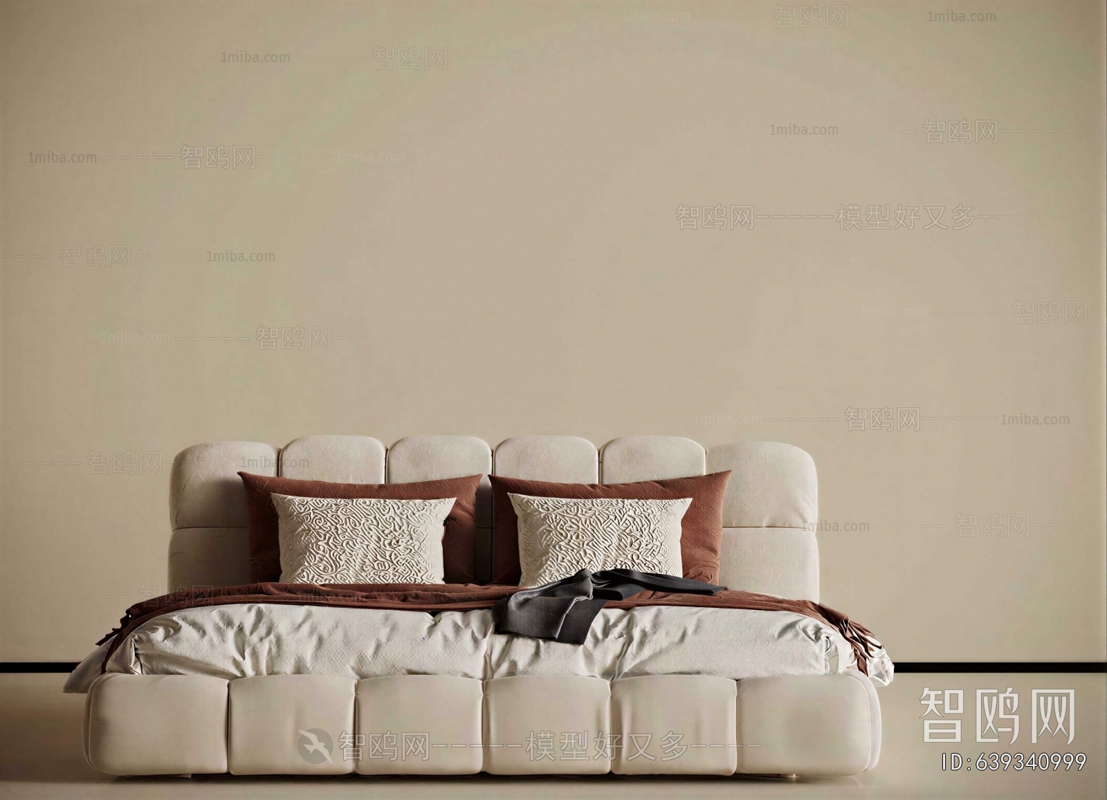 Nordic Style Double Bed