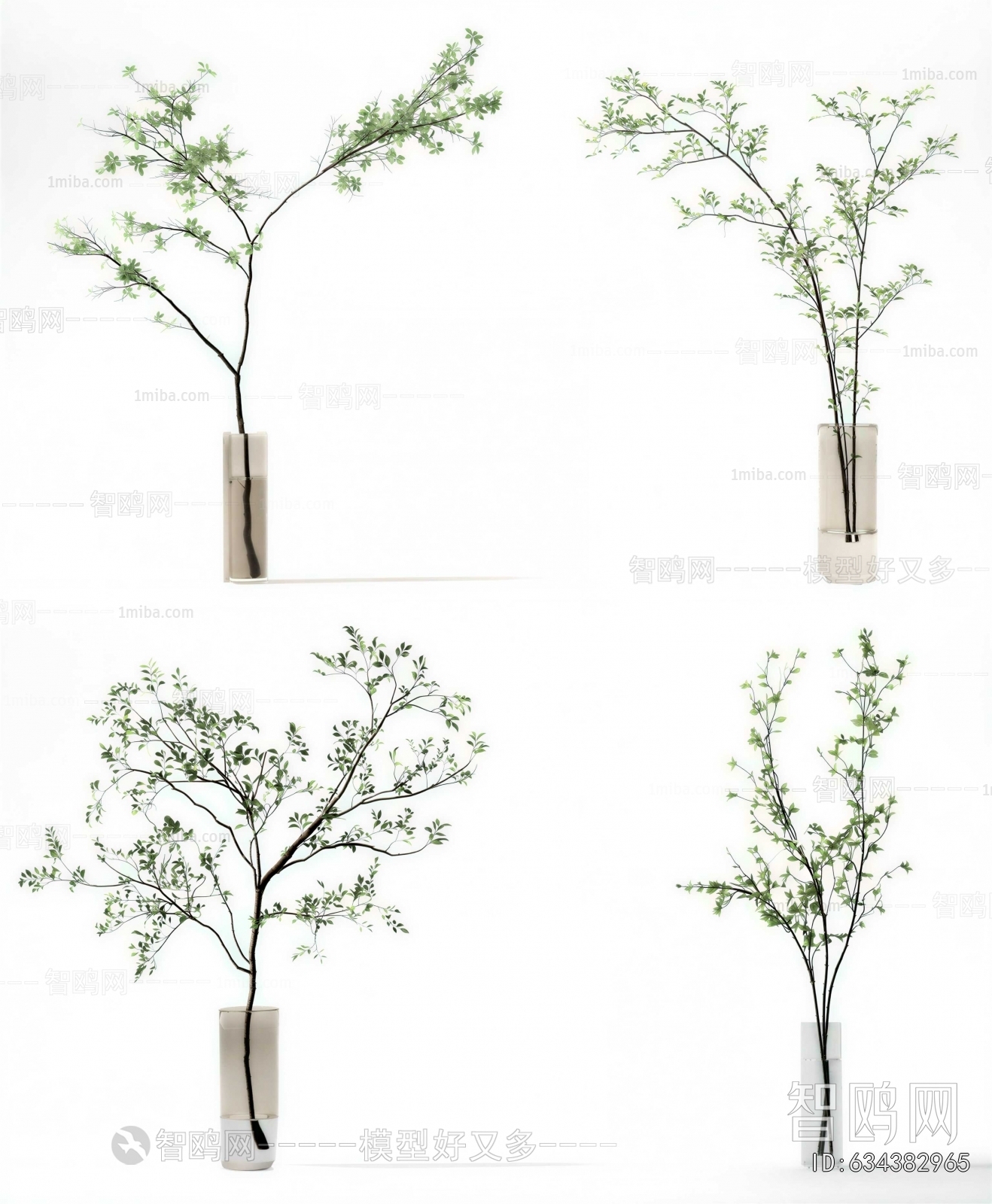 Modern Aquatic Green Plant