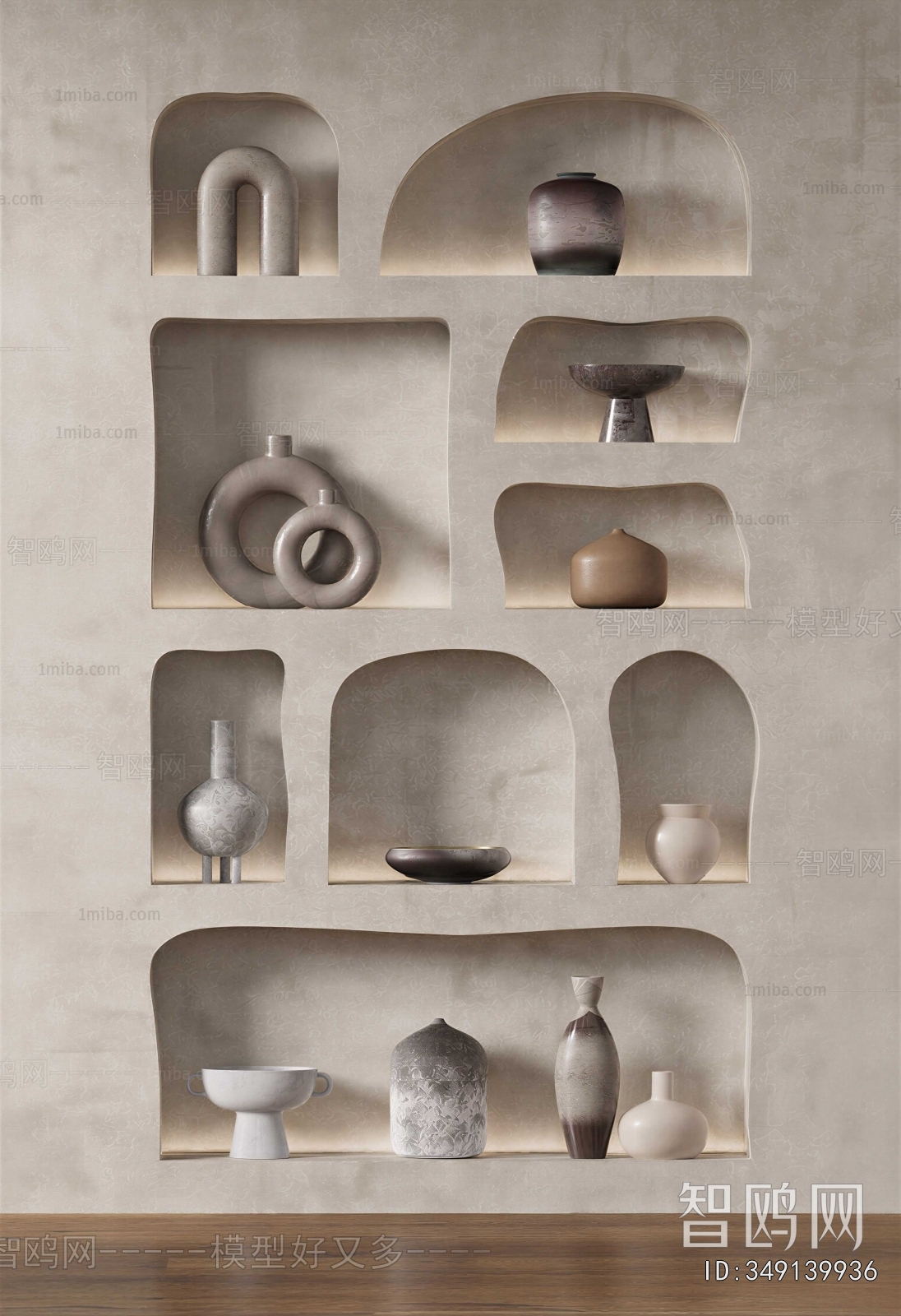 Wabi-sabi Style Clay Pot