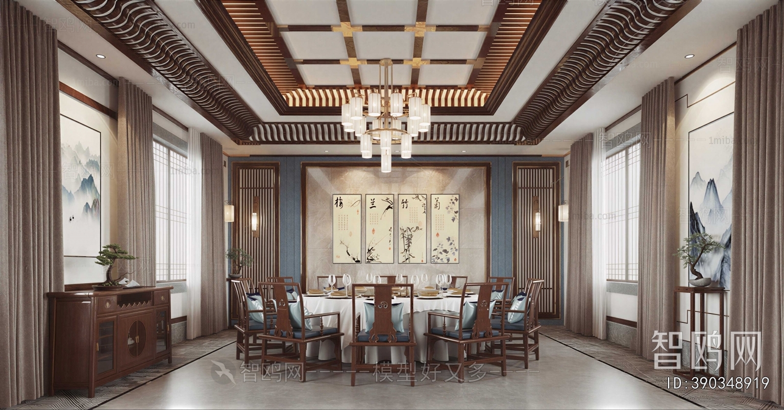 New Chinese Style Restaurant Box