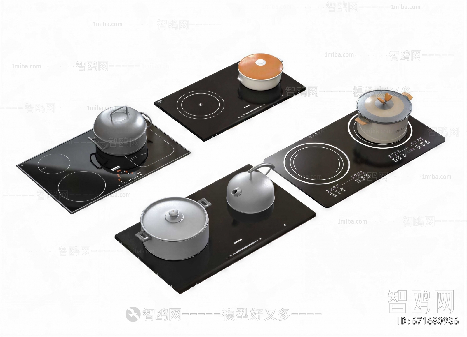 Modern Kitchen Electric Gas Range