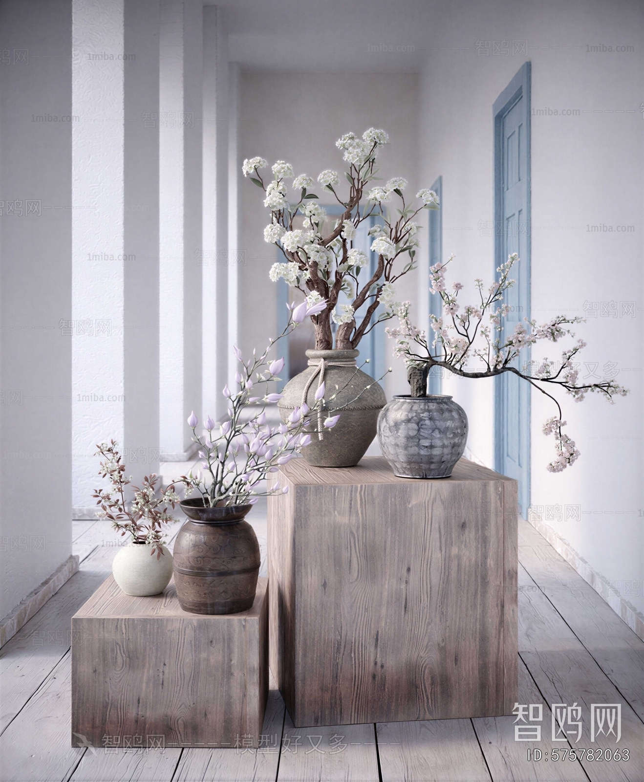 Wabi-sabi Style Dried Branch