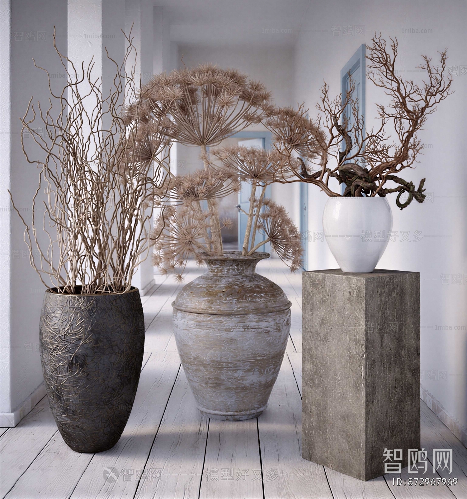 Wabi-sabi Style Dried Branch