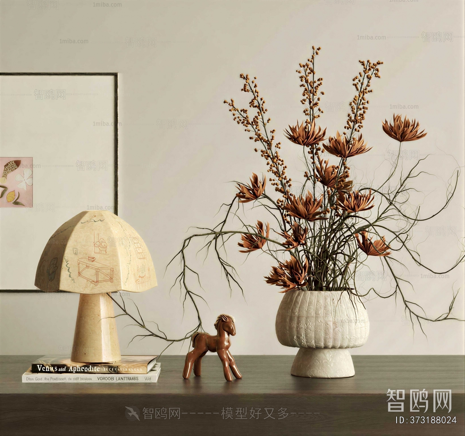 Wabi-sabi Style Dried Branch